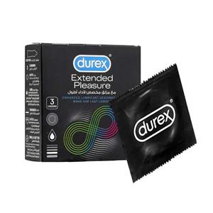 Durex Extended Pleasure Condoms, 3 Ct